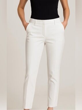 WHBM White ELLE SLIM Women's Trousers